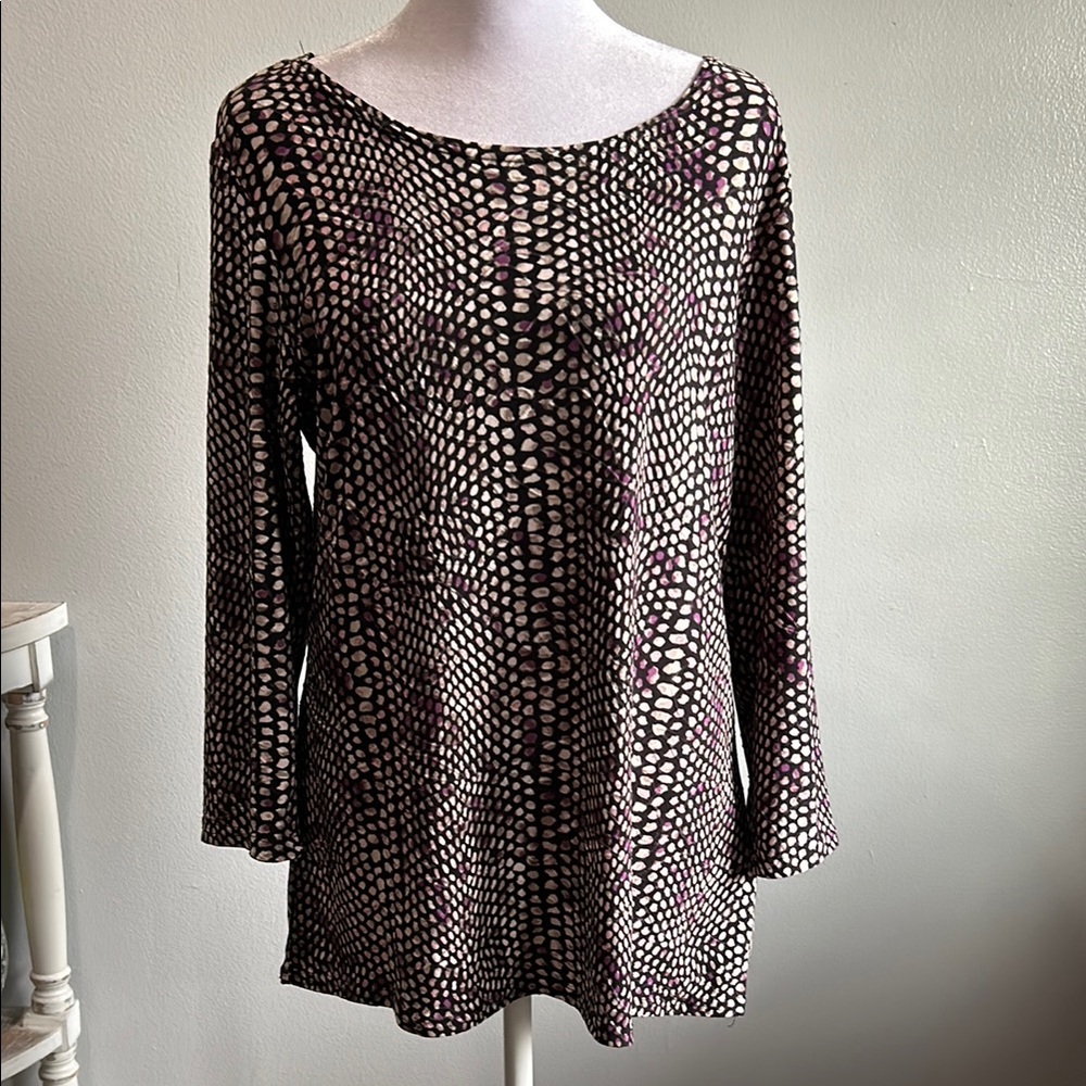 [Cathy] Multicolor Pattern Top - Size Small
